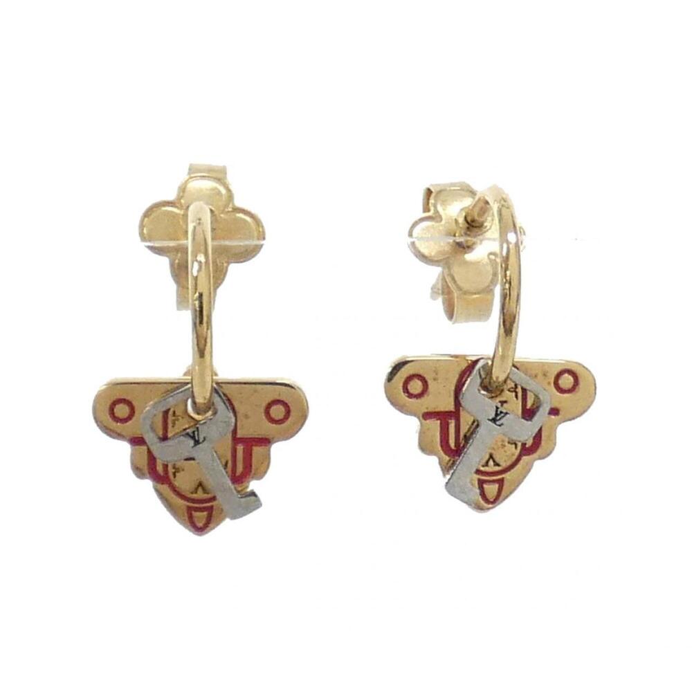 LOUIS VUITTON Red Earrings